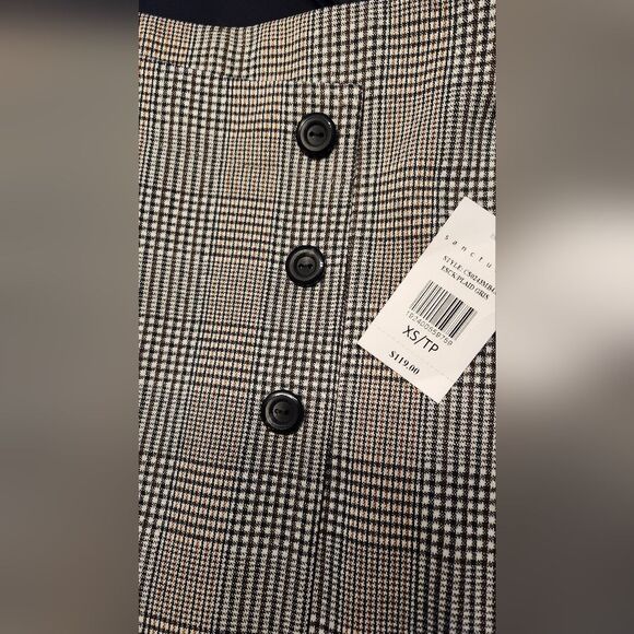 NWT Sanctuary brown plaid skirt - Picture 10 of 10